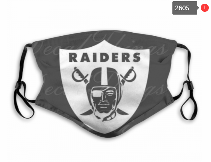 NFL Oakland Raiders #50 Dust mask with filter